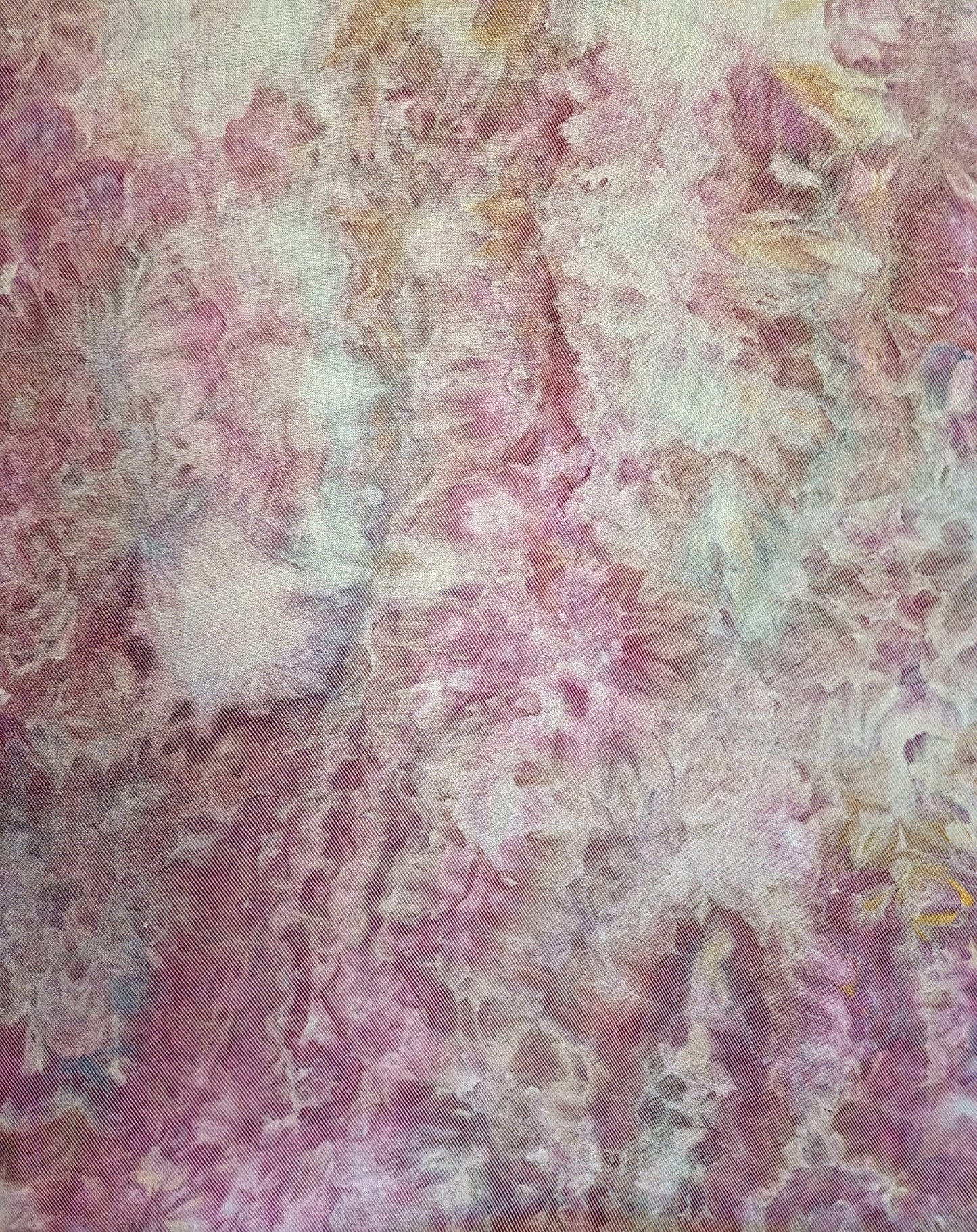Liquid Hibiscus Hand Dyed Pashmina Scarf