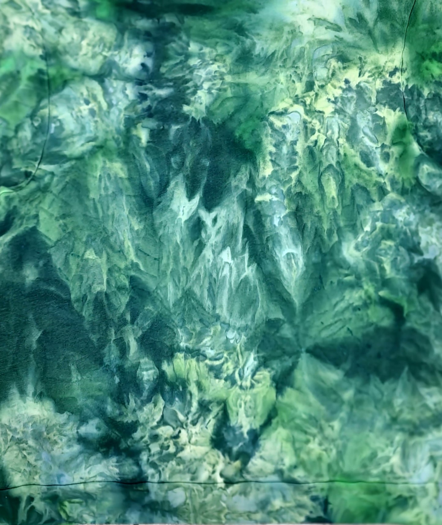 Liquid Emerald Hand Dyed Hoodie or Zip Up Hoodie, Tie Dye Sweatshirt