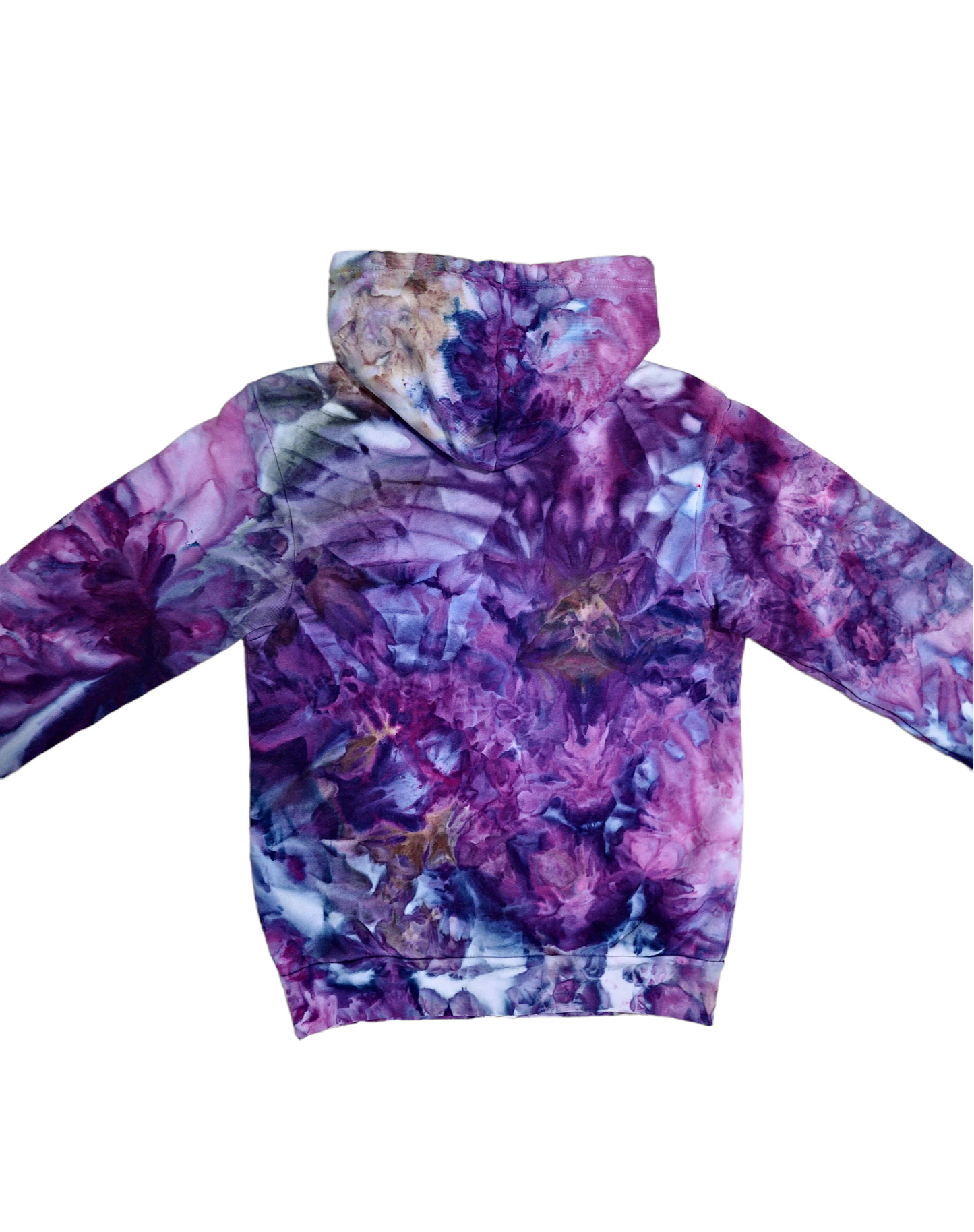 Liquid Starfish Hand Dyed Hoodie or Zip Up Hoodie, Tie Dye Sweatshirt