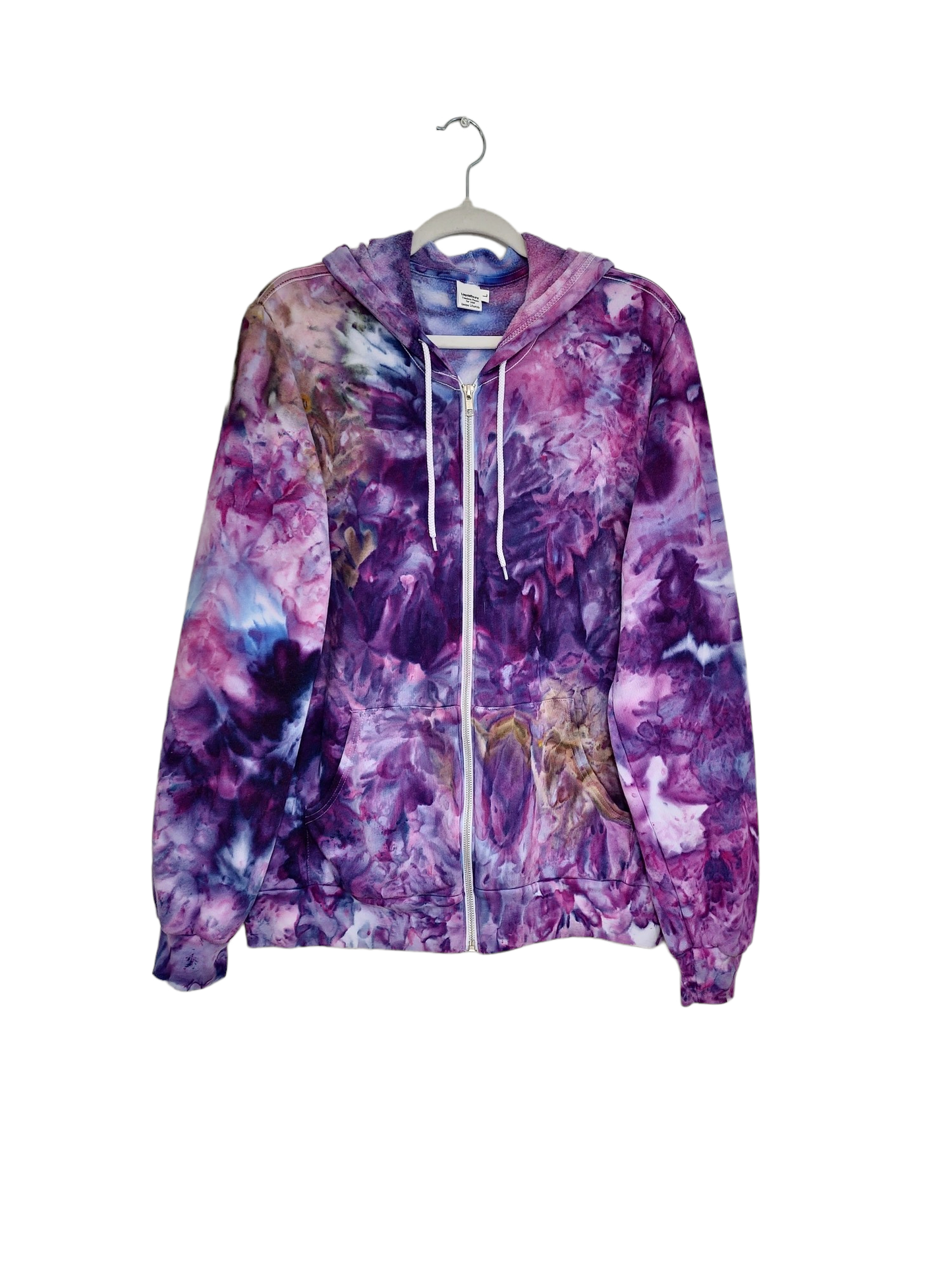 Liquid Starfish Hand Dyed Hoodie or Zip Up Hoodie, Tie Dye Sweatshirt