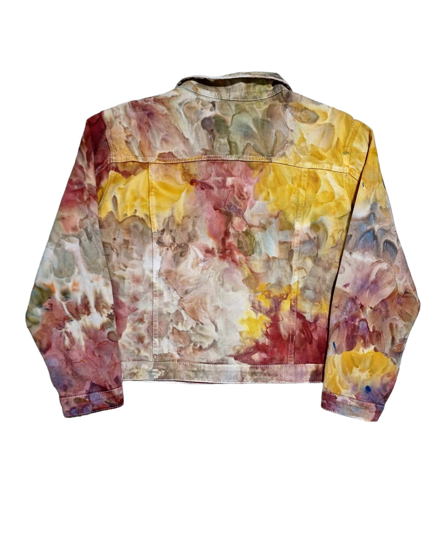 Womens Denim Jacket - Liquid Fire Stones