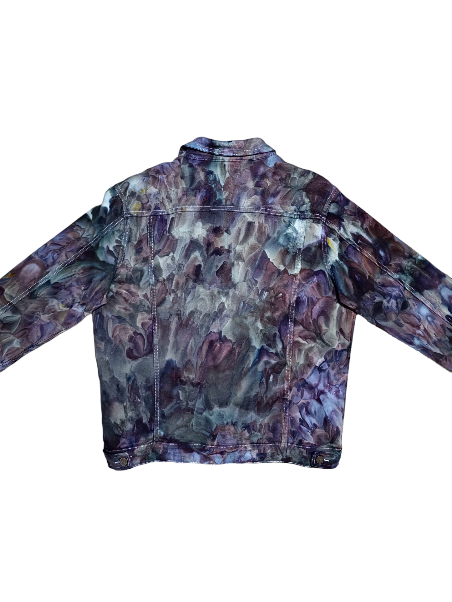Unisex Relaxed Fit Denim Jacket in Liquid Las Vegas Nights