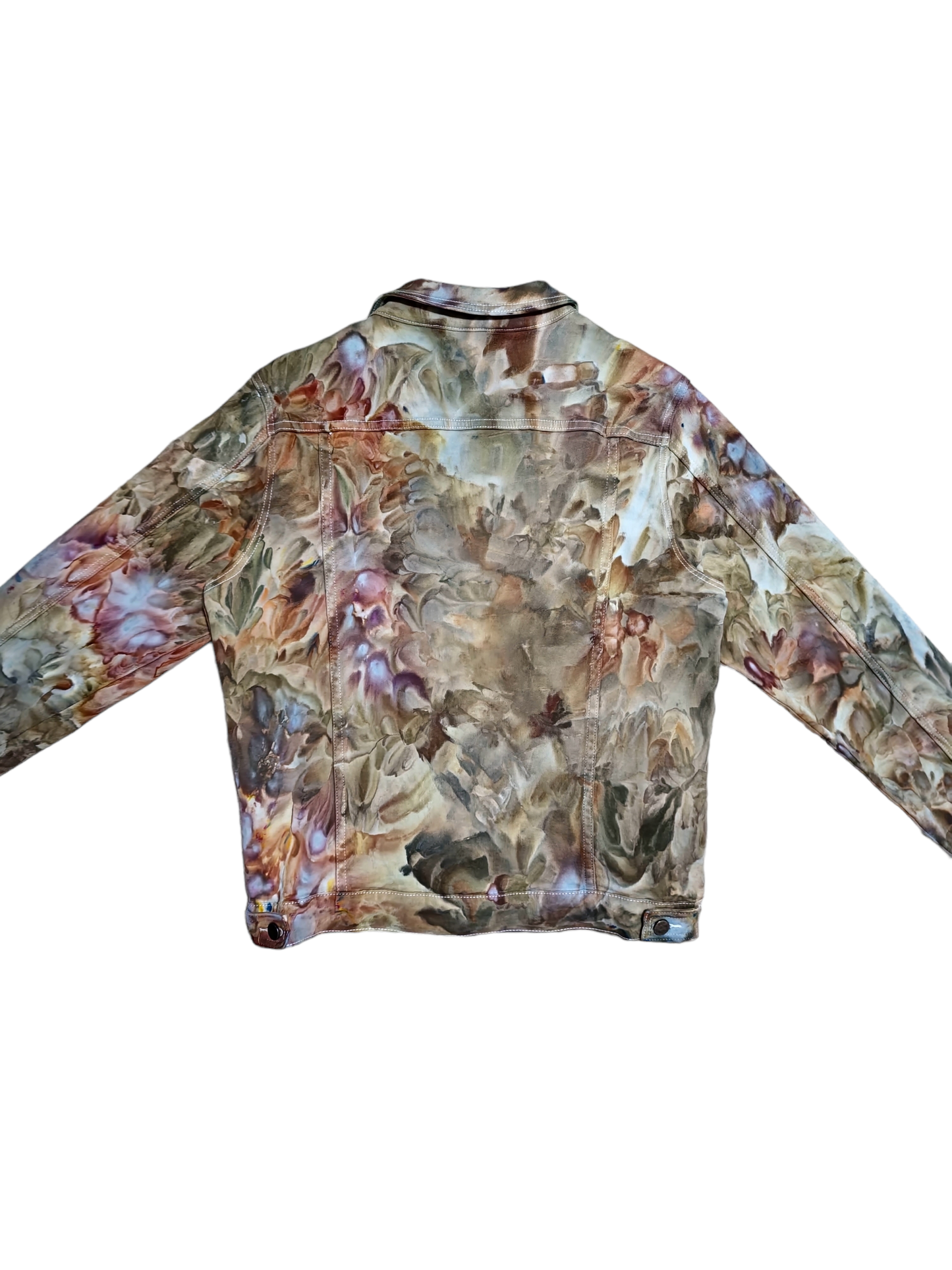 Unisex Relaxed Fit Denim Jacket in Liquid Grand Canyon