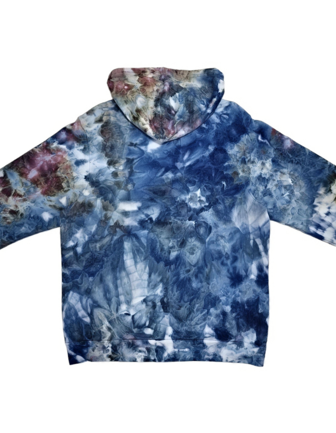 Liquid Sky Hand Dyed Hoodie or Zip Up Hoodie, Tie Dye Sweatshirt