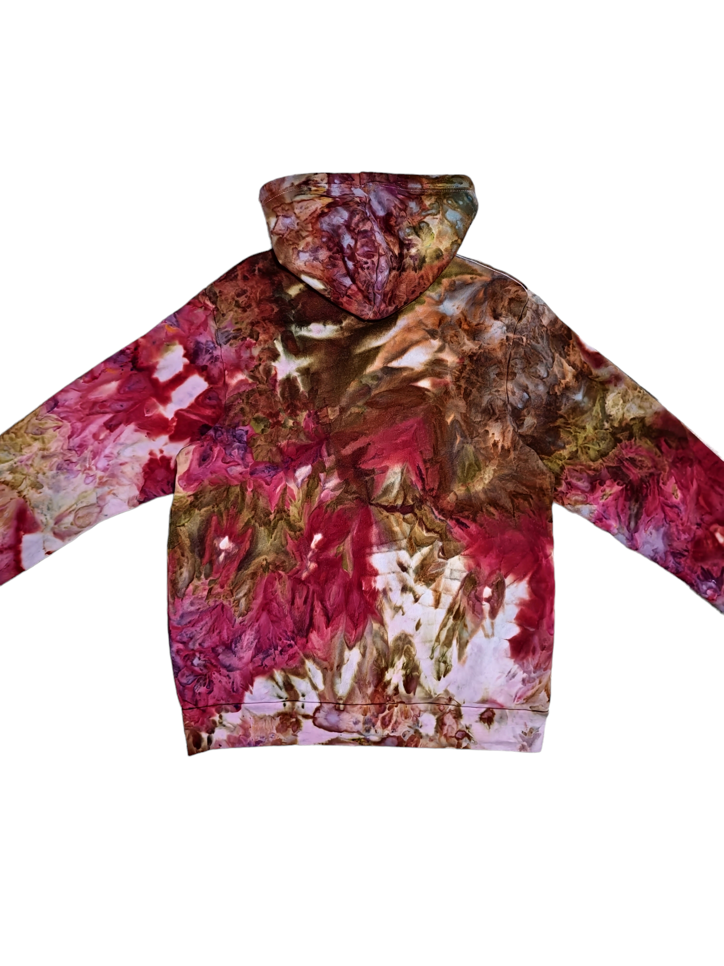 Liquid Earth Hand Dyed Hoodie or Zip Up Hoodie, Tie Dye Sweatshirt