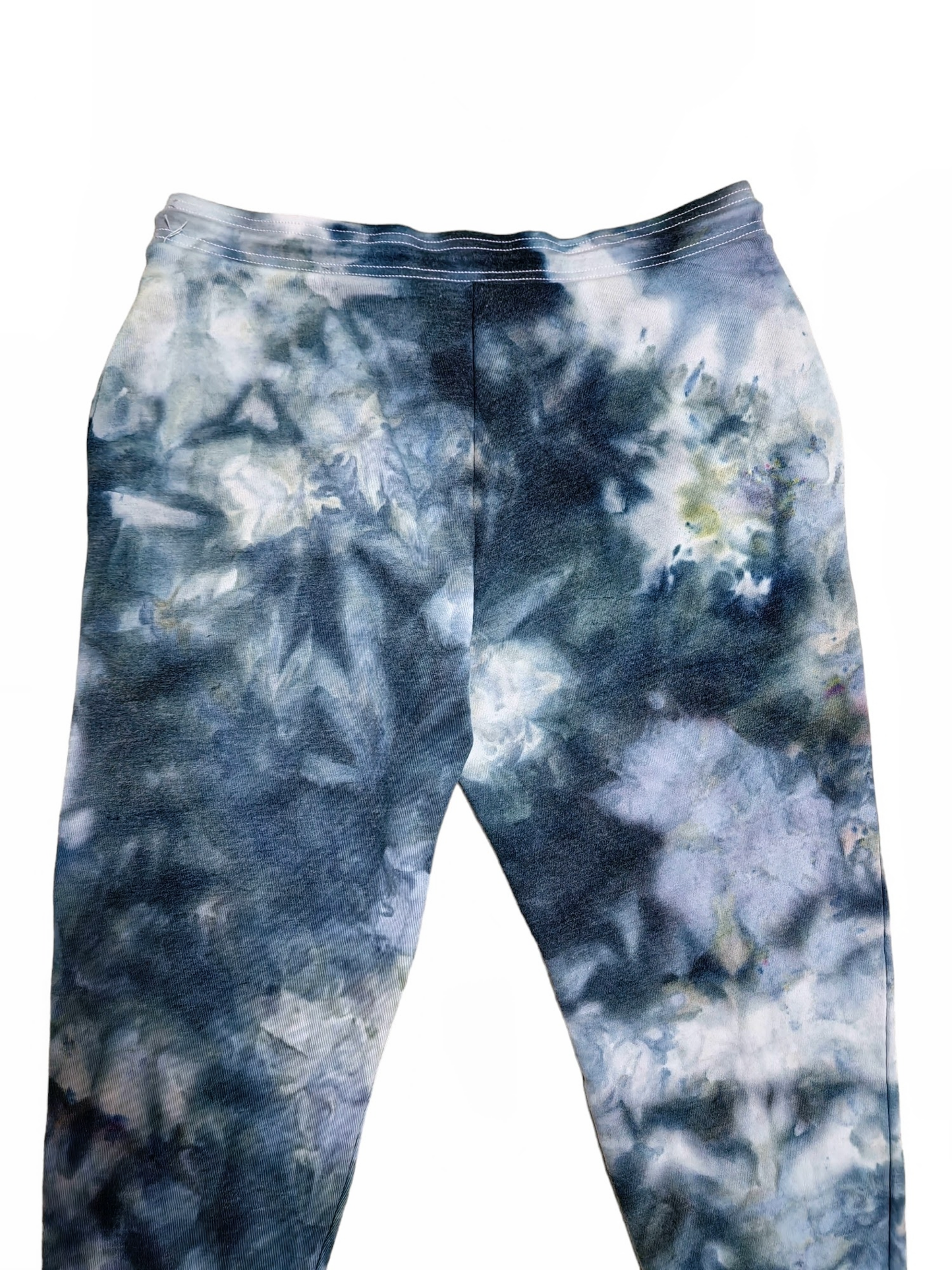 Liquid Diamond Smoke Hand Dyed Joggers, Tie Dye Sweatpants