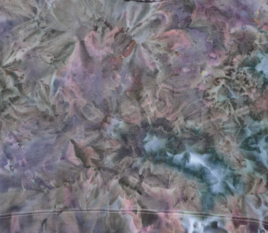 Women's Tie Dyed Cropped Hoodie, Hand Dyed Cropped Hoodie in Liquid Kaleidoscope