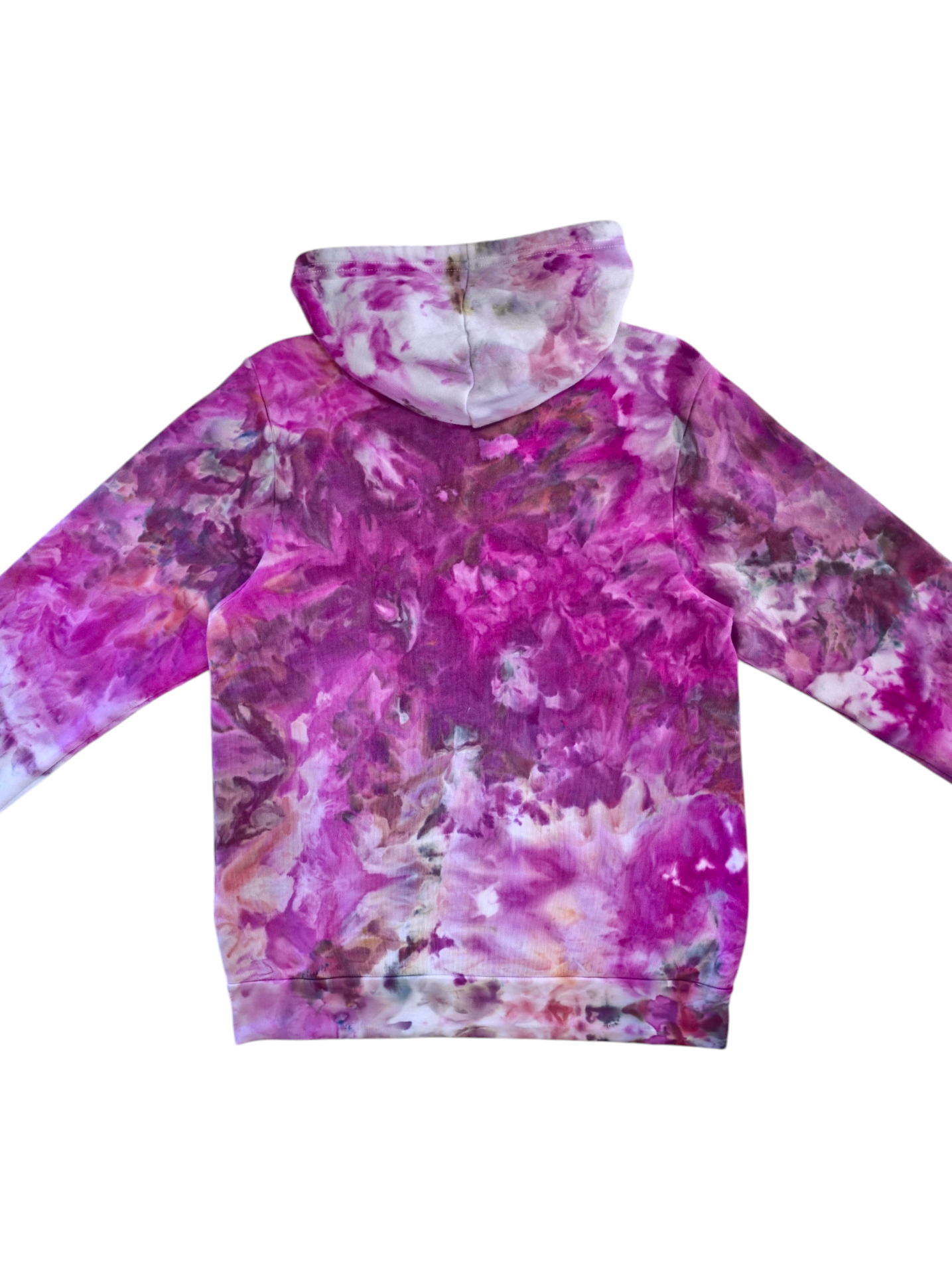Liquid Magenta Hand Dyed Hoodie or Zip Up, Hoodie Tie Dye Sweatshirt