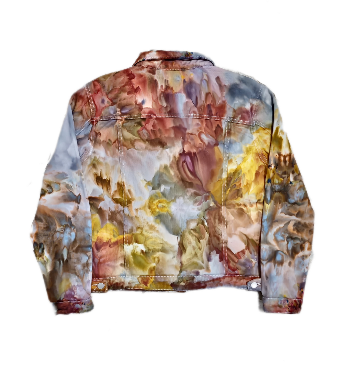Womens Denim Jacket - Liquid Fire Stones