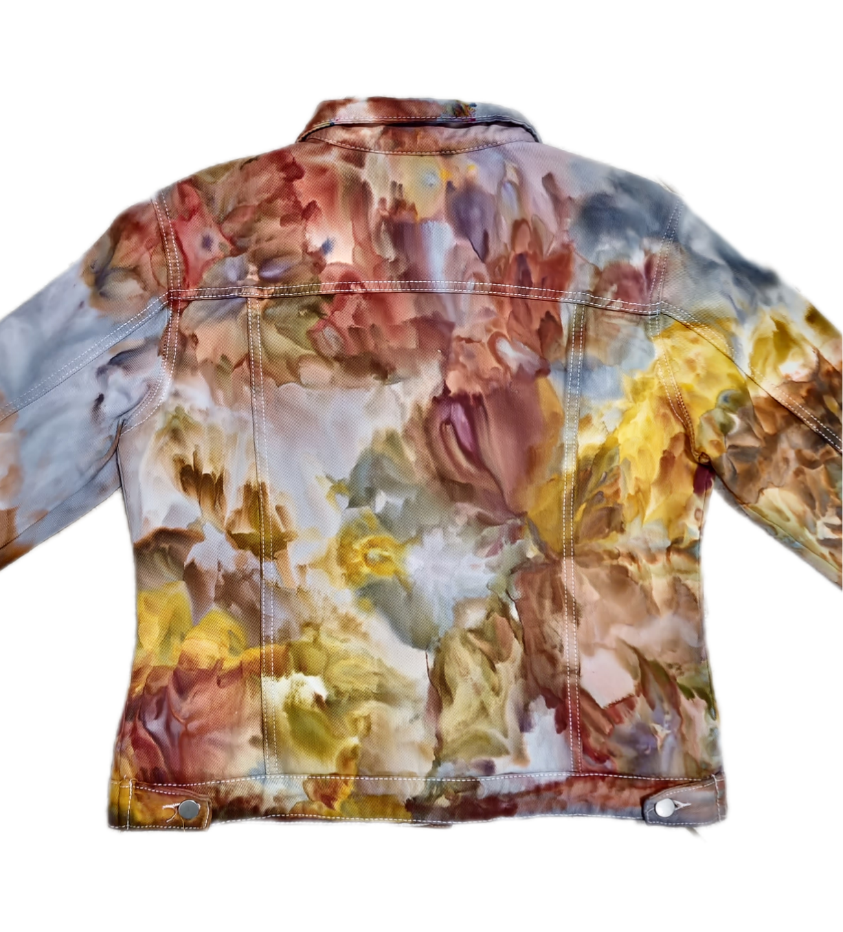 Womens Denim Jacket - Liquid Fire Stones