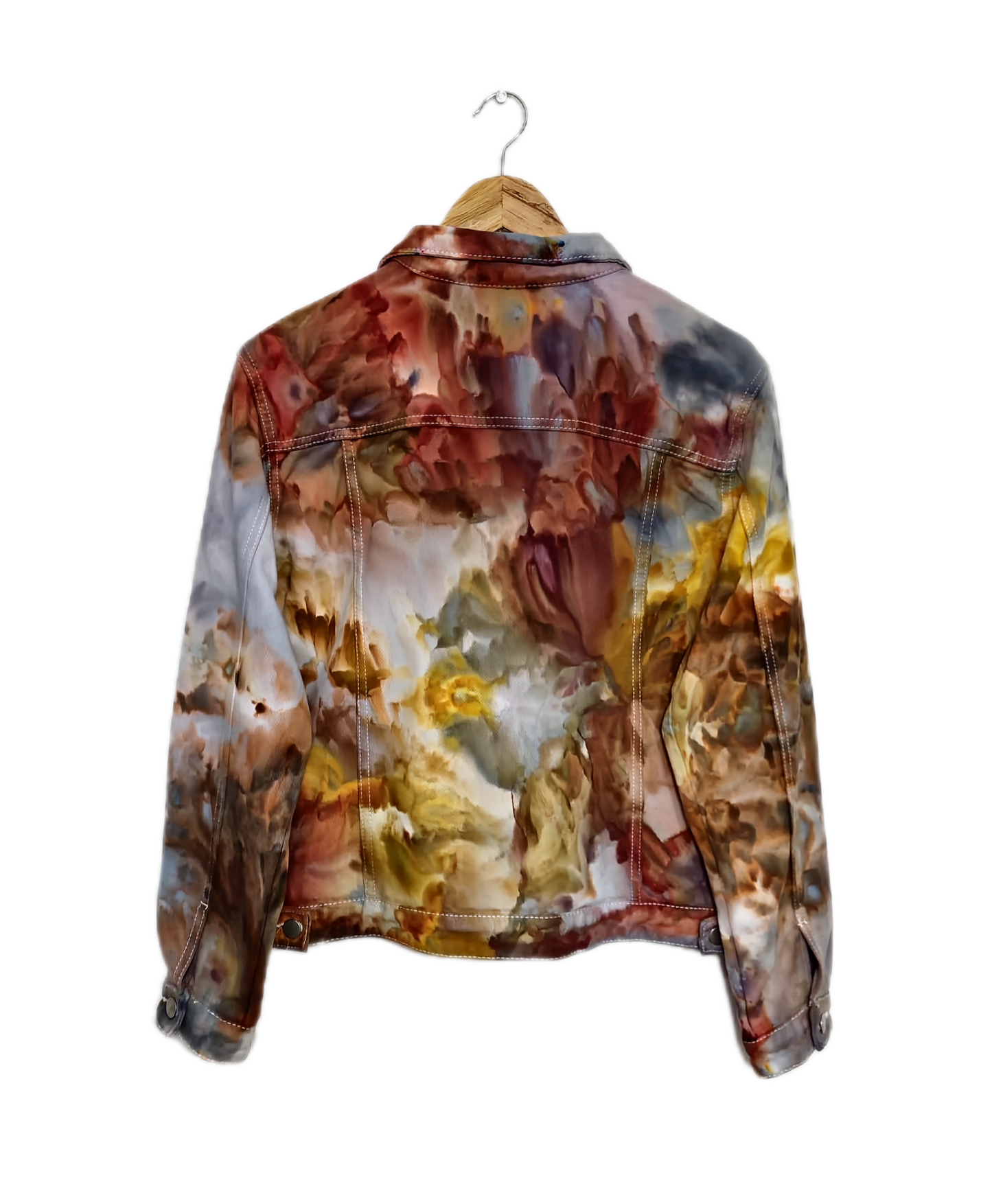 Womens Denim Jacket - Liquid Fire Stones