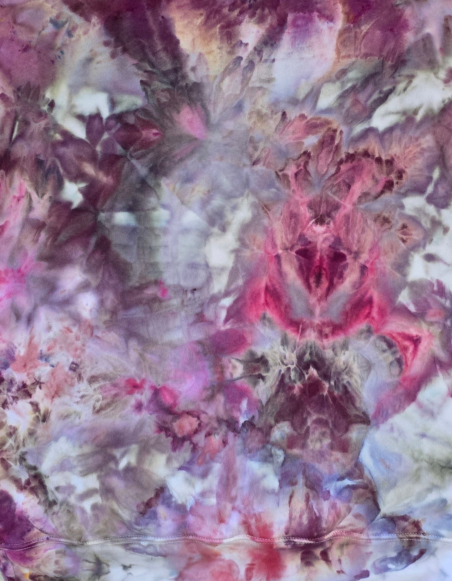 Liquid Peonies Crewneck Tie Dye Sweatshirts