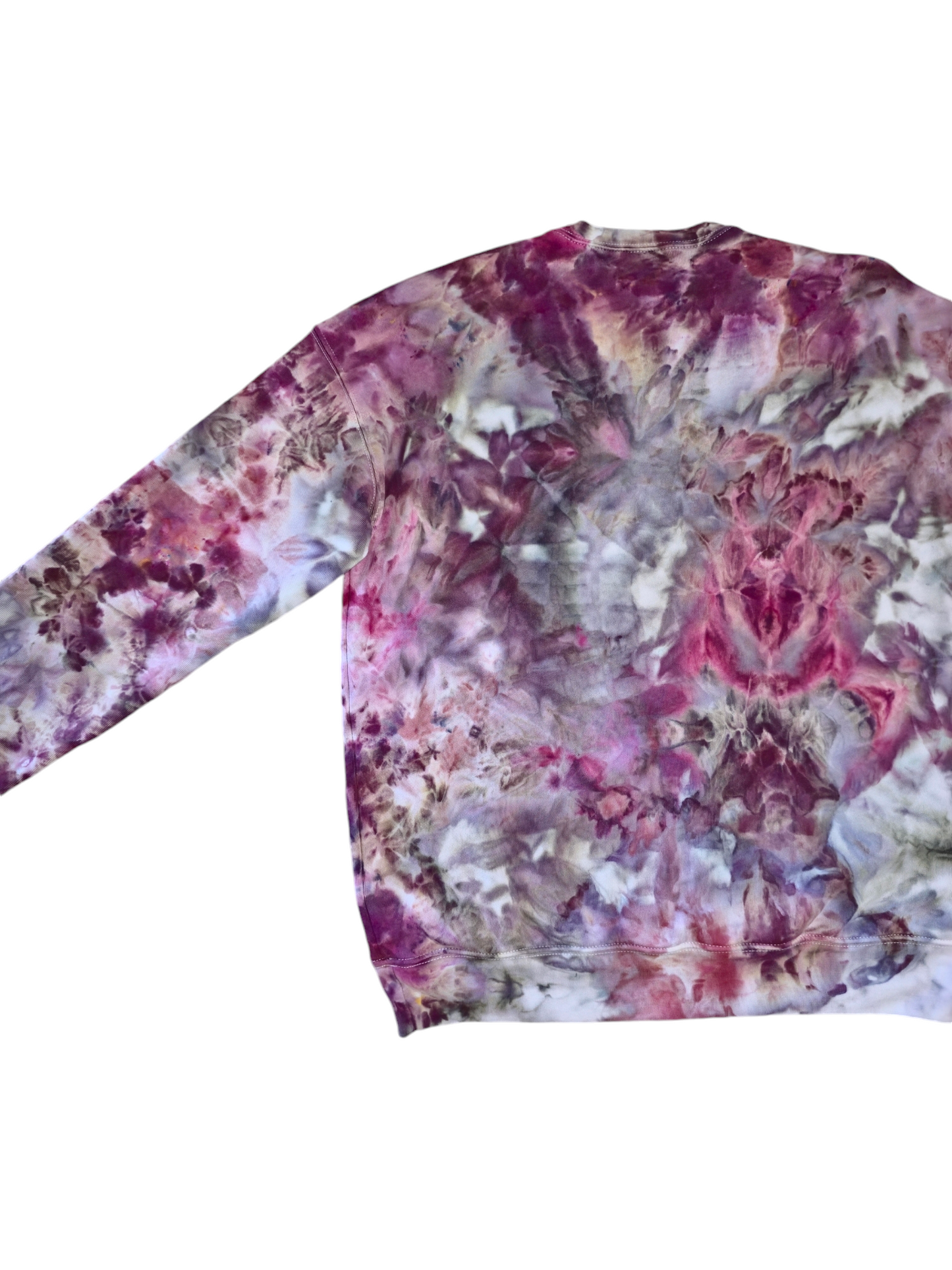 Liquid Peonies Crewneck Tie Dye Sweatshirts