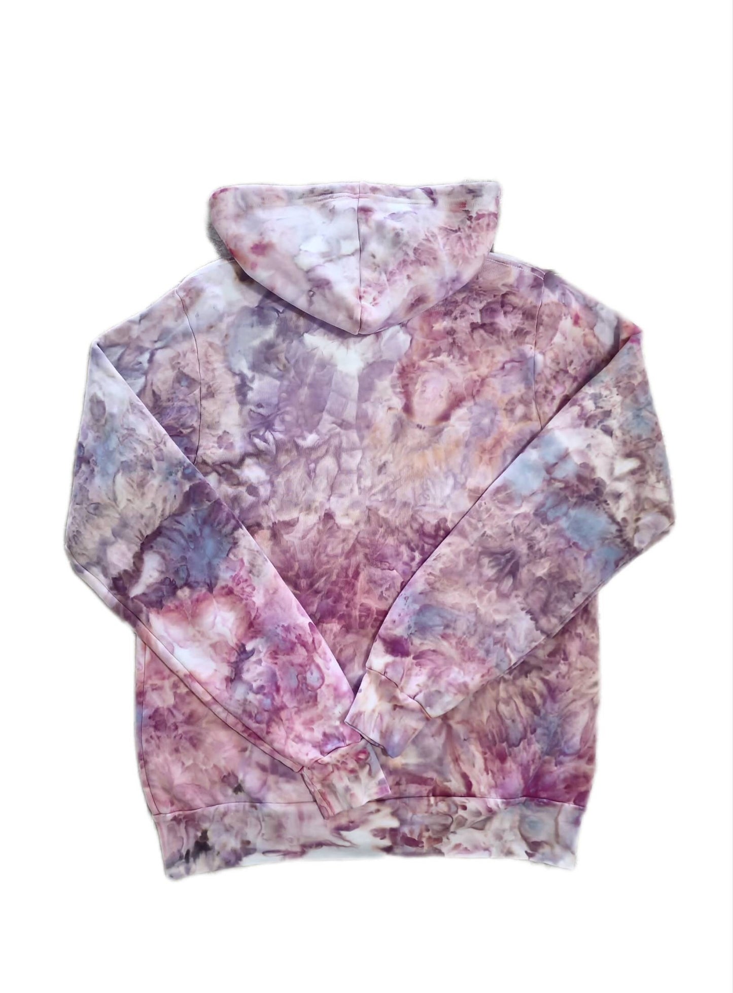 Liquid Rose Traveler Hand Dyed Hoodie or Zip Up Hoodie, Tie Dye Sweatshirt