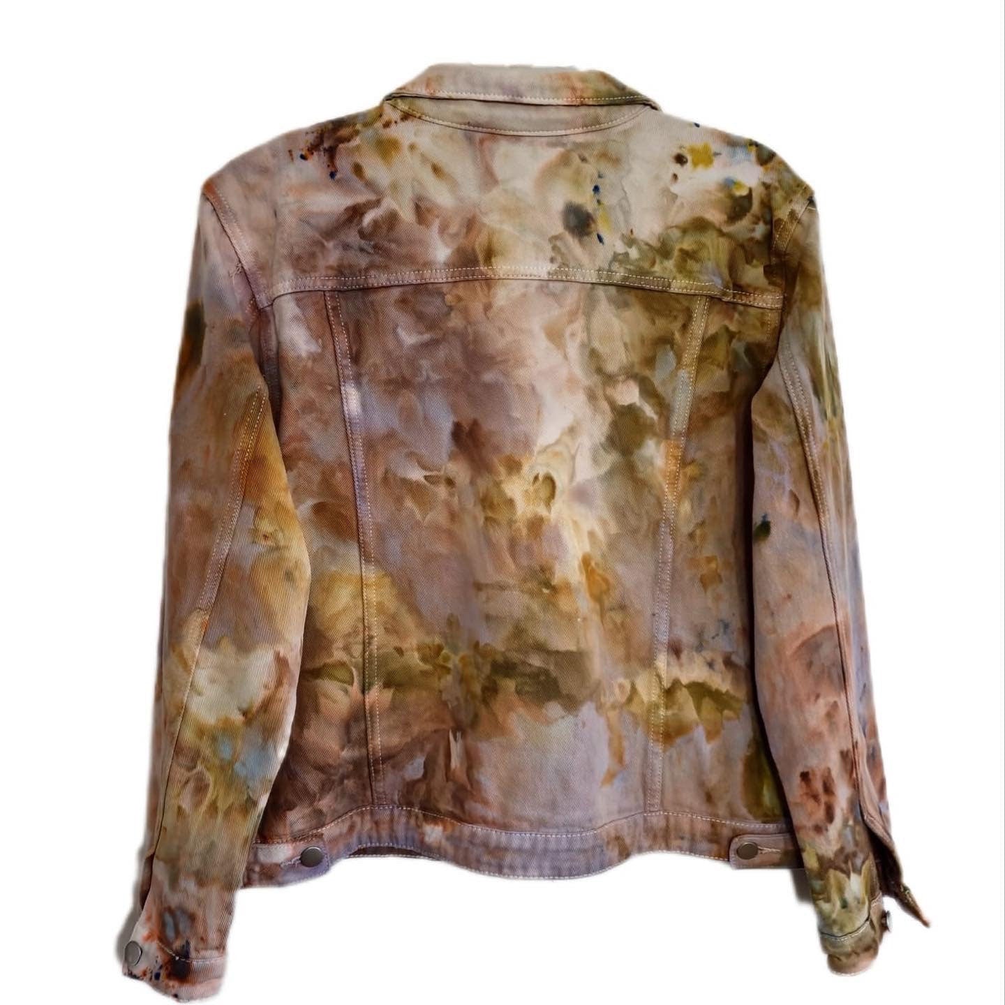 Liquid Gold Sunshine Tie Dye Denim Jacket