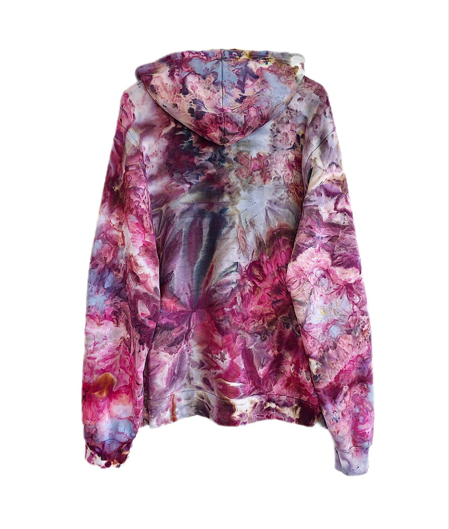 Liquid Vineyard Wine Hand Dyed Hoodie or Zip Up, Hoodie Tie Dye Sweatshirt