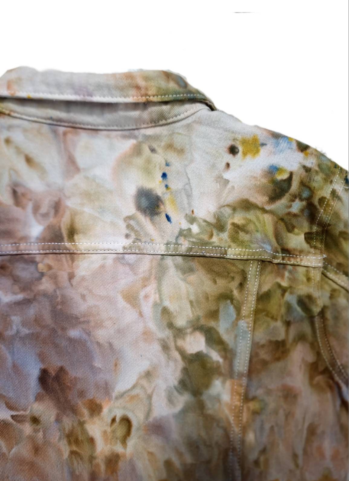 Liquid Gold Sunshine Tie Dye Denim Jacket