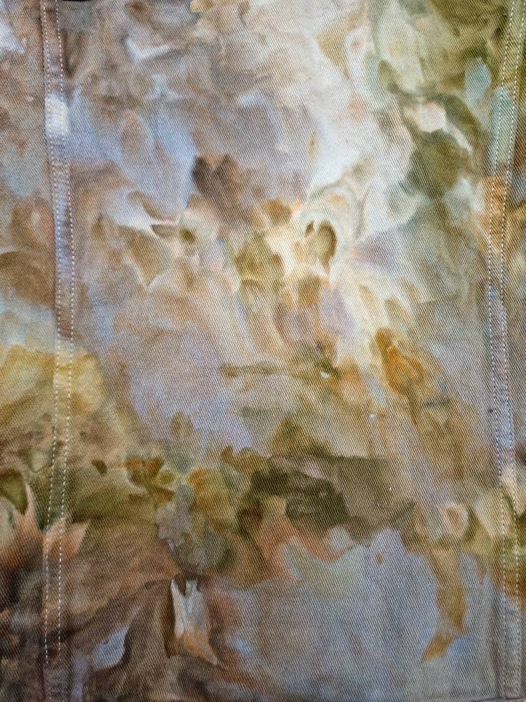 Liquid Gold Sunshine Tie Dye Denim Jacket