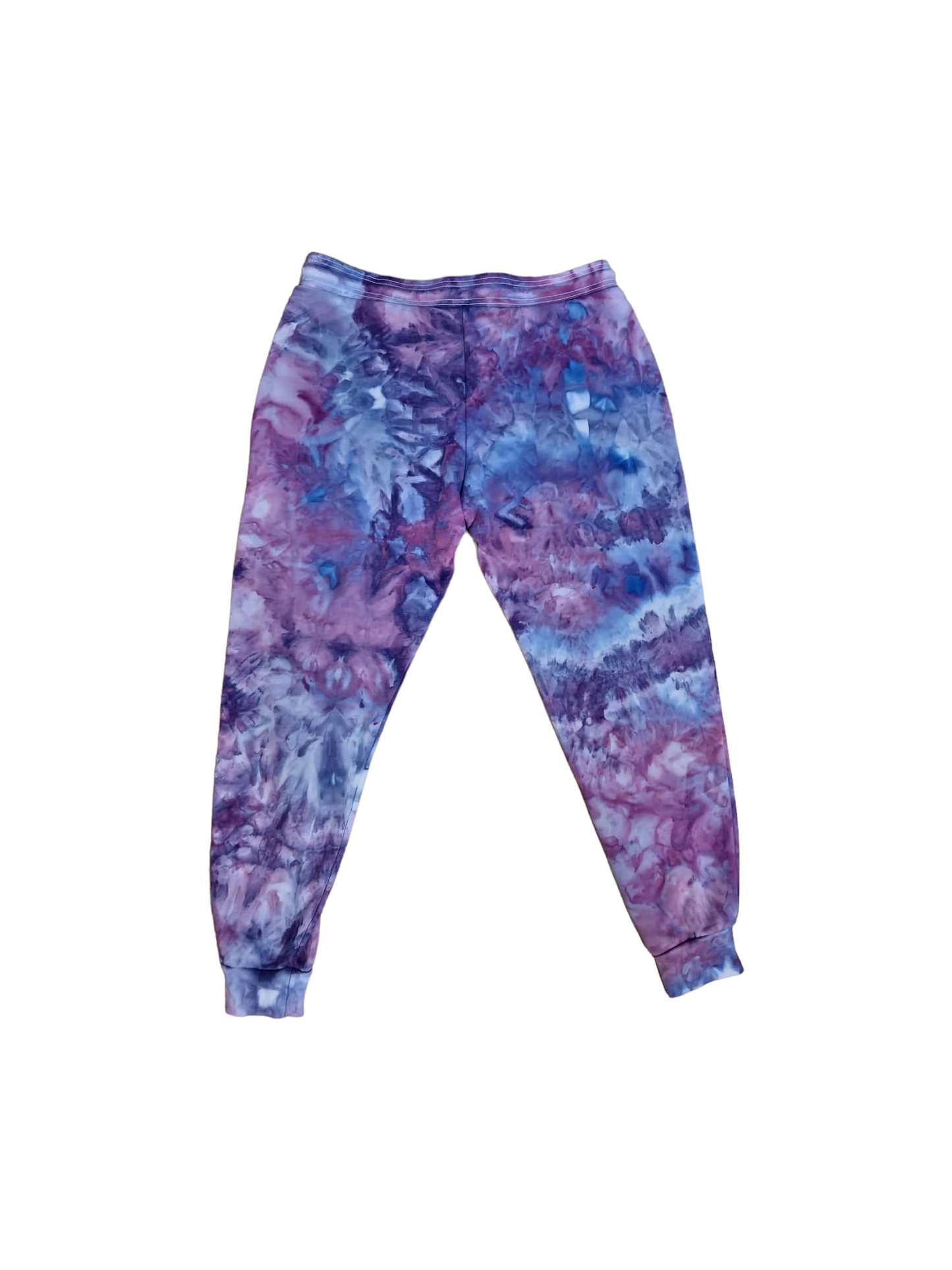 Liquid Violet Quartz Hand Dyed Joggers, Tie Dye Sweatpants