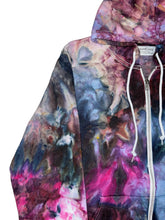 Load image into Gallery viewer, Liquid Kaleidoscope Dreams Hand Dyed Hoodie, Crewneck or Zip Up Hoodie, Tie Dye.
