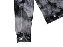 Load image into Gallery viewer, Liquid Diamonds Tie Dye Denim Jacket
