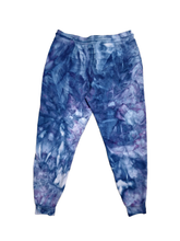 Load image into Gallery viewer, Liquid Thundercloud Hand Dyed Joggers, Tie Dye Sweatpants
