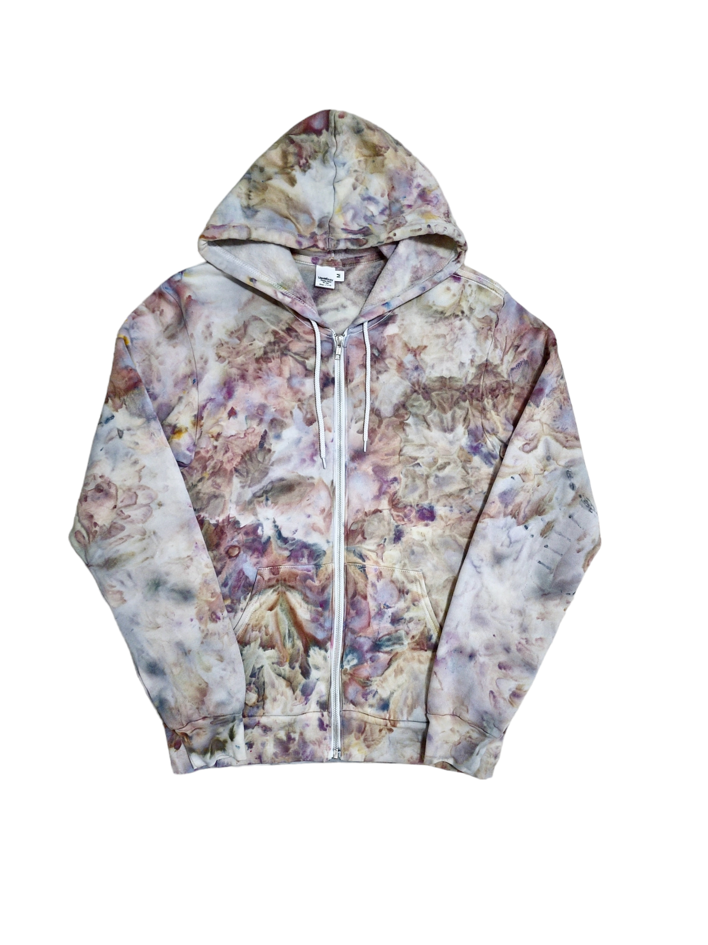 Liquid Marble Hand Dyed Hoodie or Zip Up Hoodie, Tie Dye Sweatshirt