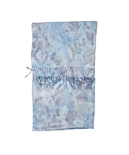 Load image into Gallery viewer, Liquid French Denim Hand Dyed Pashmina Scarf
