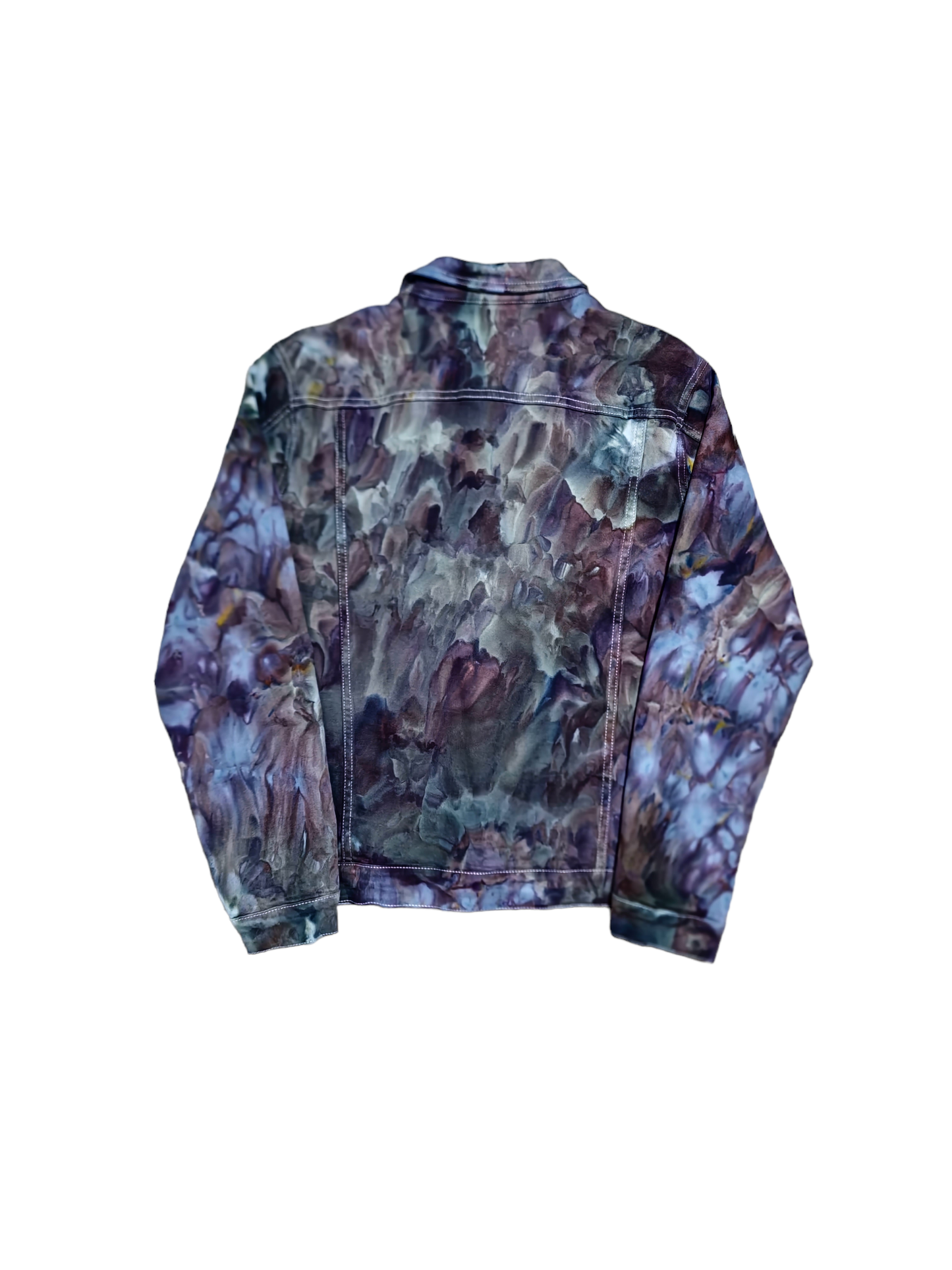 Unisex Relaxed Fit Denim Jacket in Liquid Las Vegas Nights