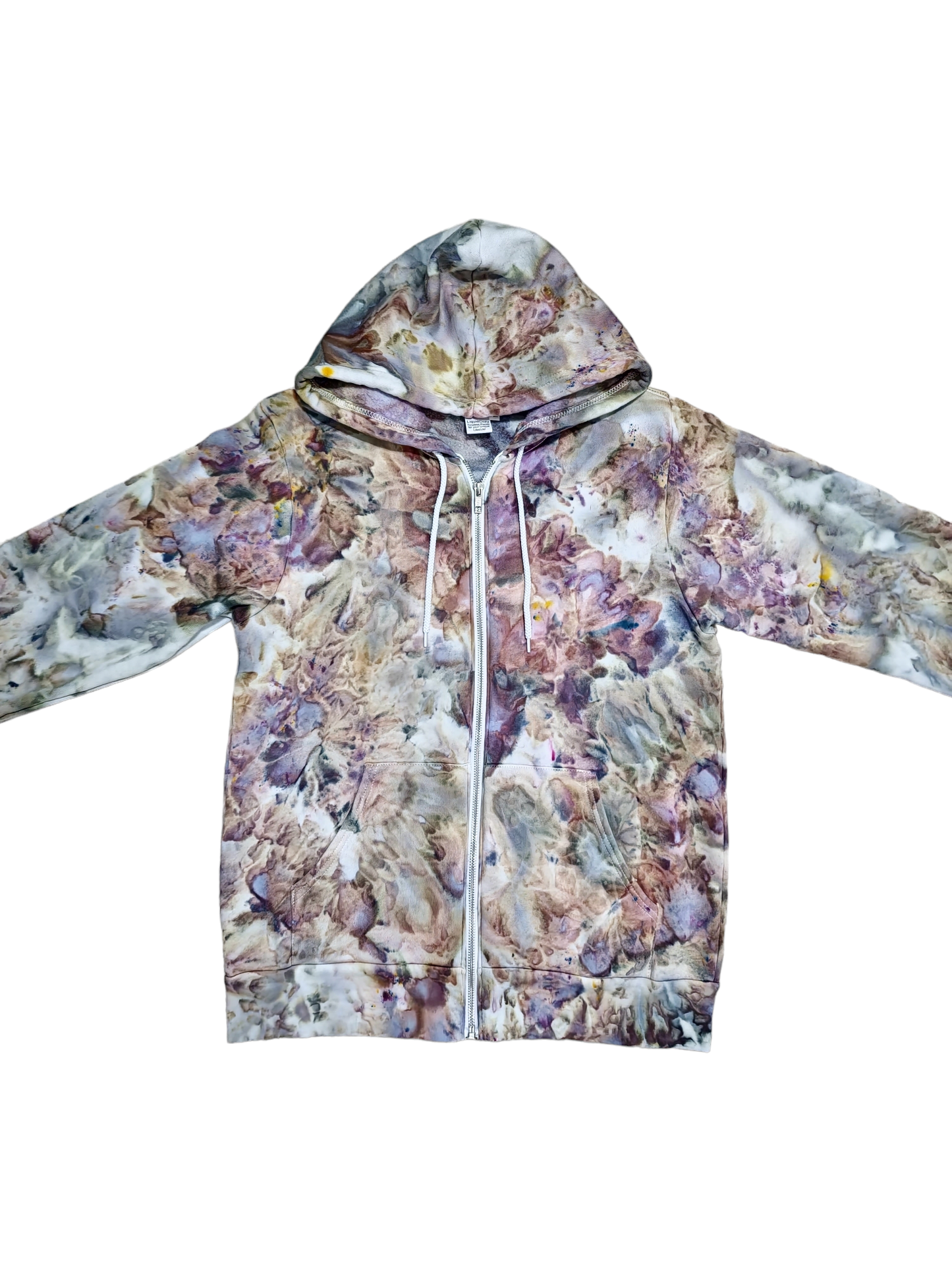 Liquid Marble Hand Dyed Hoodie or Zip Up Hoodie, Tie Dye Sweatshirt