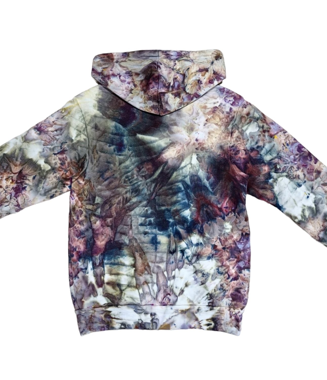 Liquid Marble Hand Dyed Hoodie or Zip Up Hoodie, Tie Dye Sweatshirt