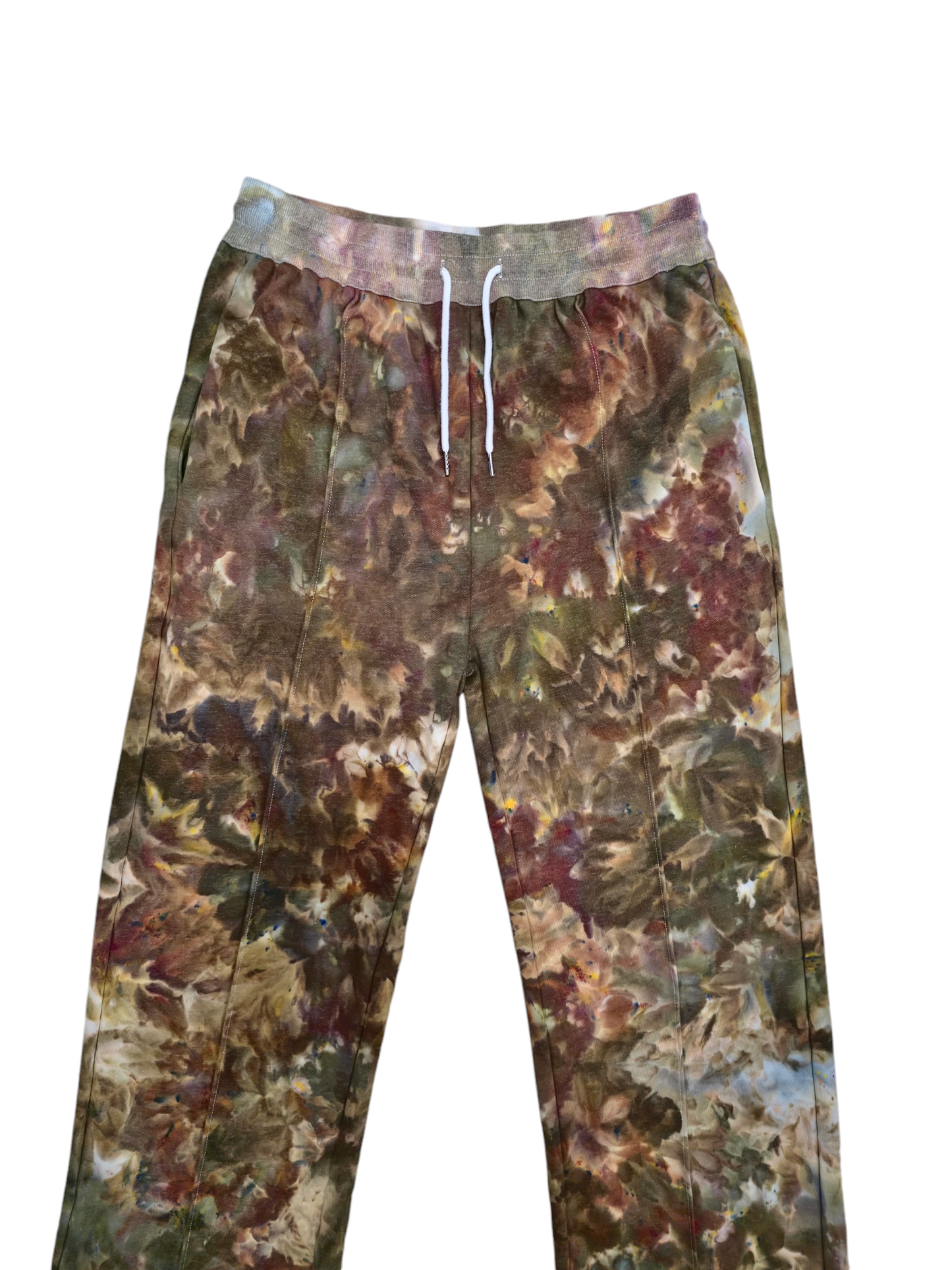 Women's Tie Dye Wide Leg Sweatpants, Tie Dye Lounge Pants in Liquid Tapestry