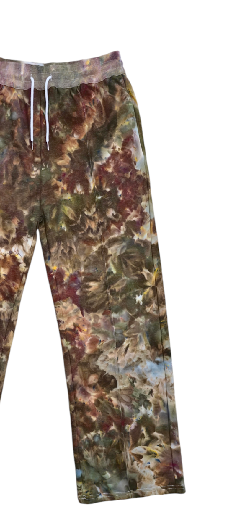 Women's Tie Dye Wide Leg Sweatpants, Tie Dye Lounge Pants in Liquid Tapestry