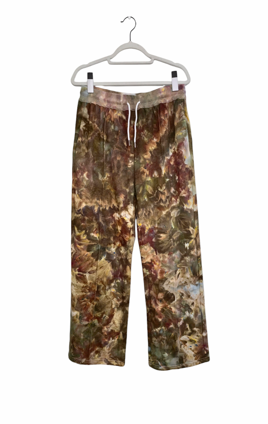 Women's Tie Dye Wide Leg Sweatpants, Tie Dye Lounge Pants in Liquid Tapestry