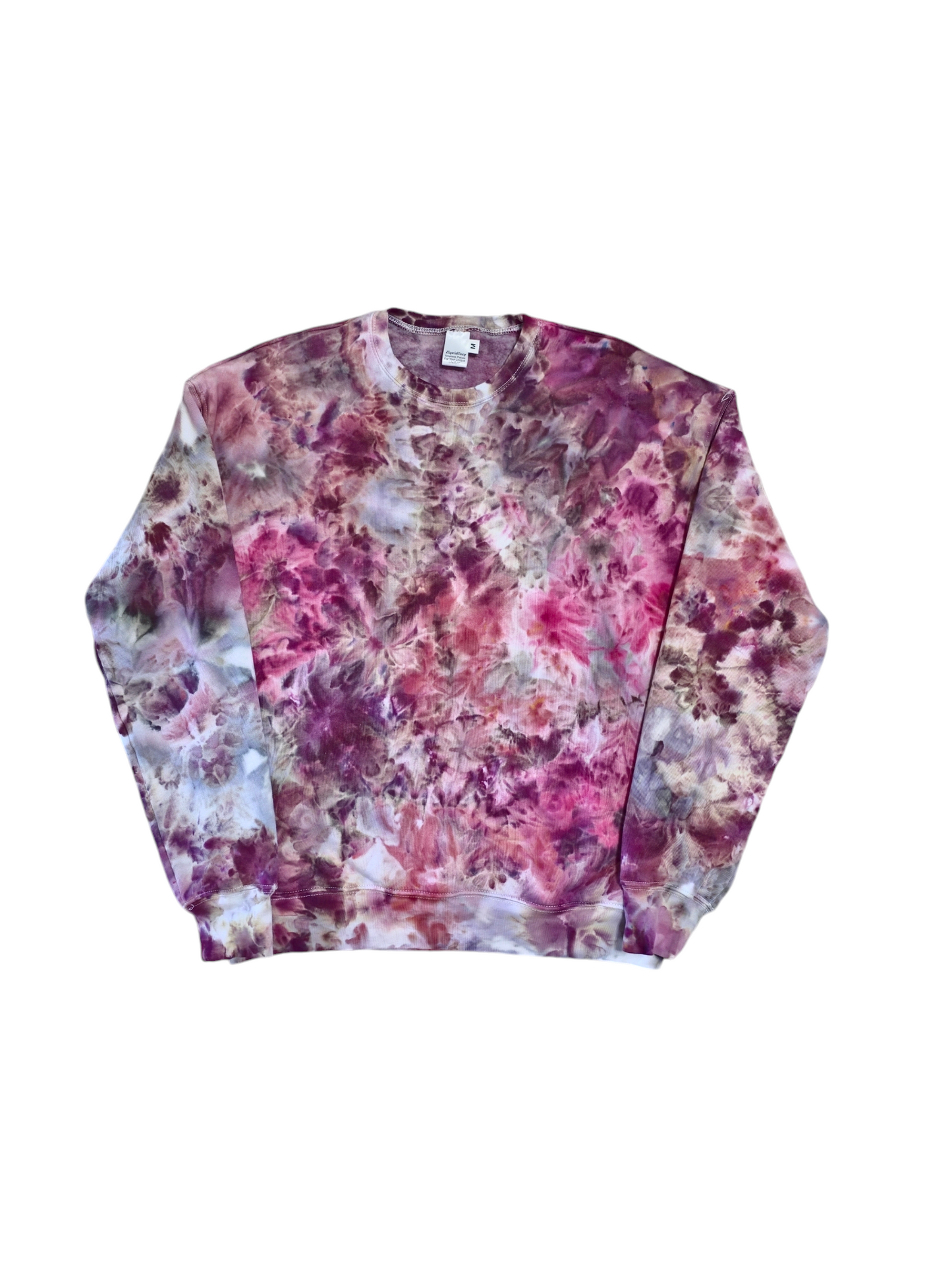 Liquid Peonies Crewneck Tie Dye Sweatshirts