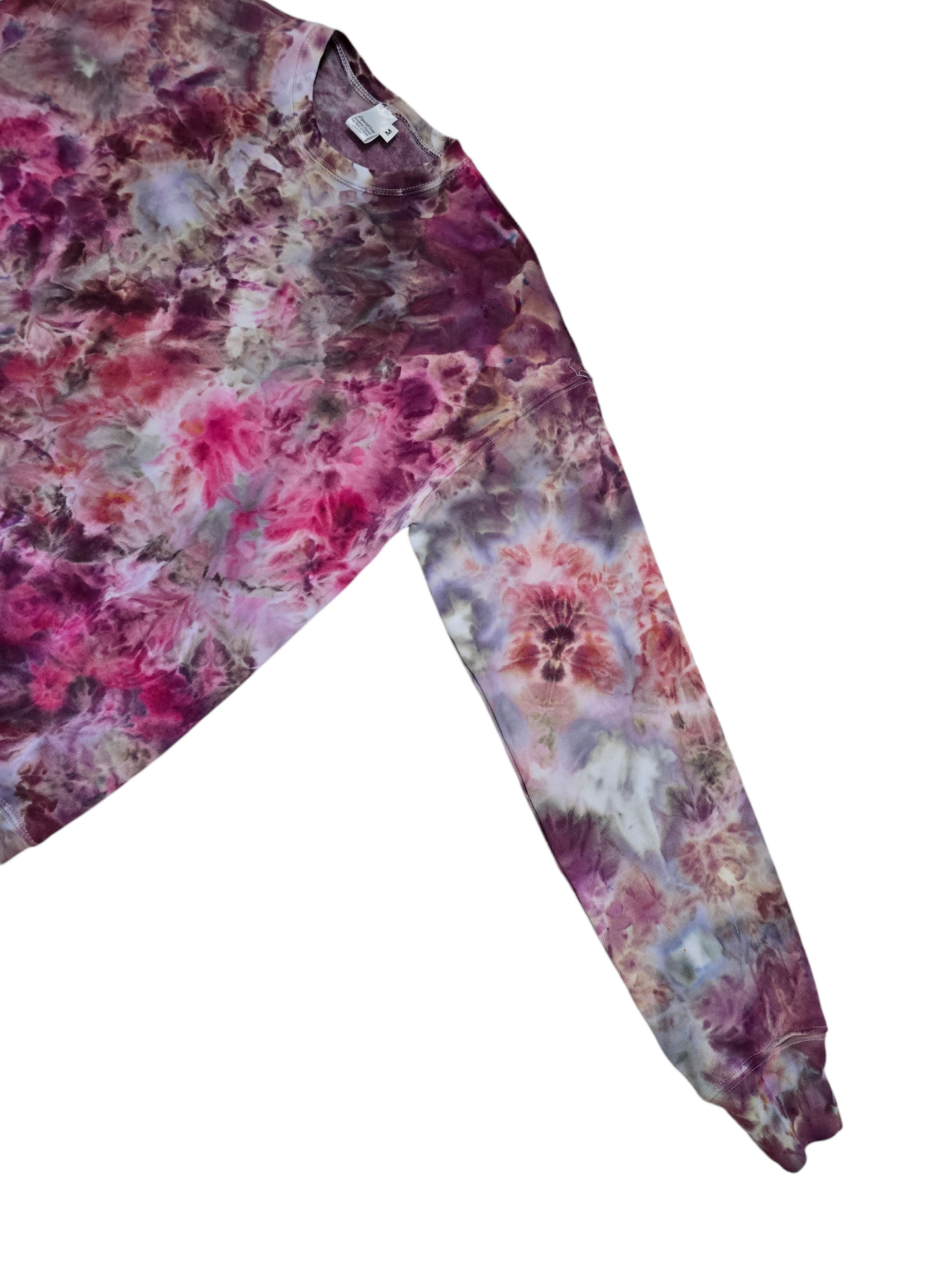 Liquid Peonies Crewneck Tie Dye Sweatshirts