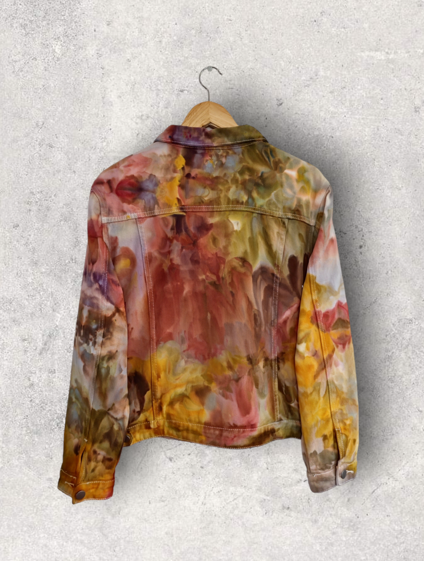 Liquid Fire Stones Tie Dye Denim Jacket