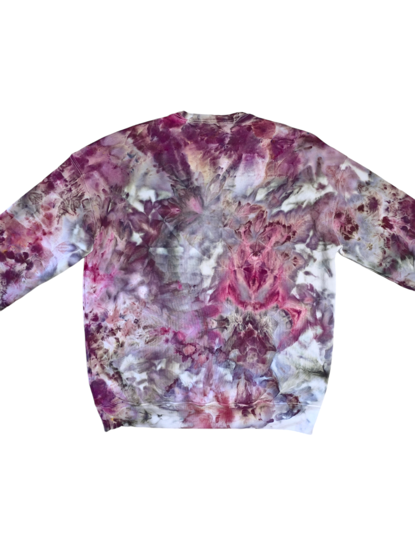 Liquid Peonies Crewneck Tie Dye Sweatshirts