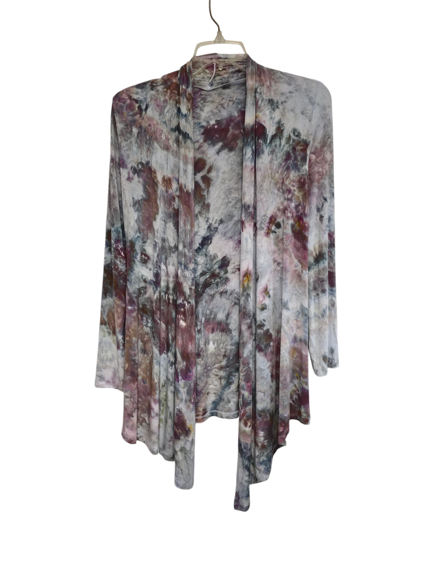 Lightweight Open Front Cardigan, Tie Dye Cardigan