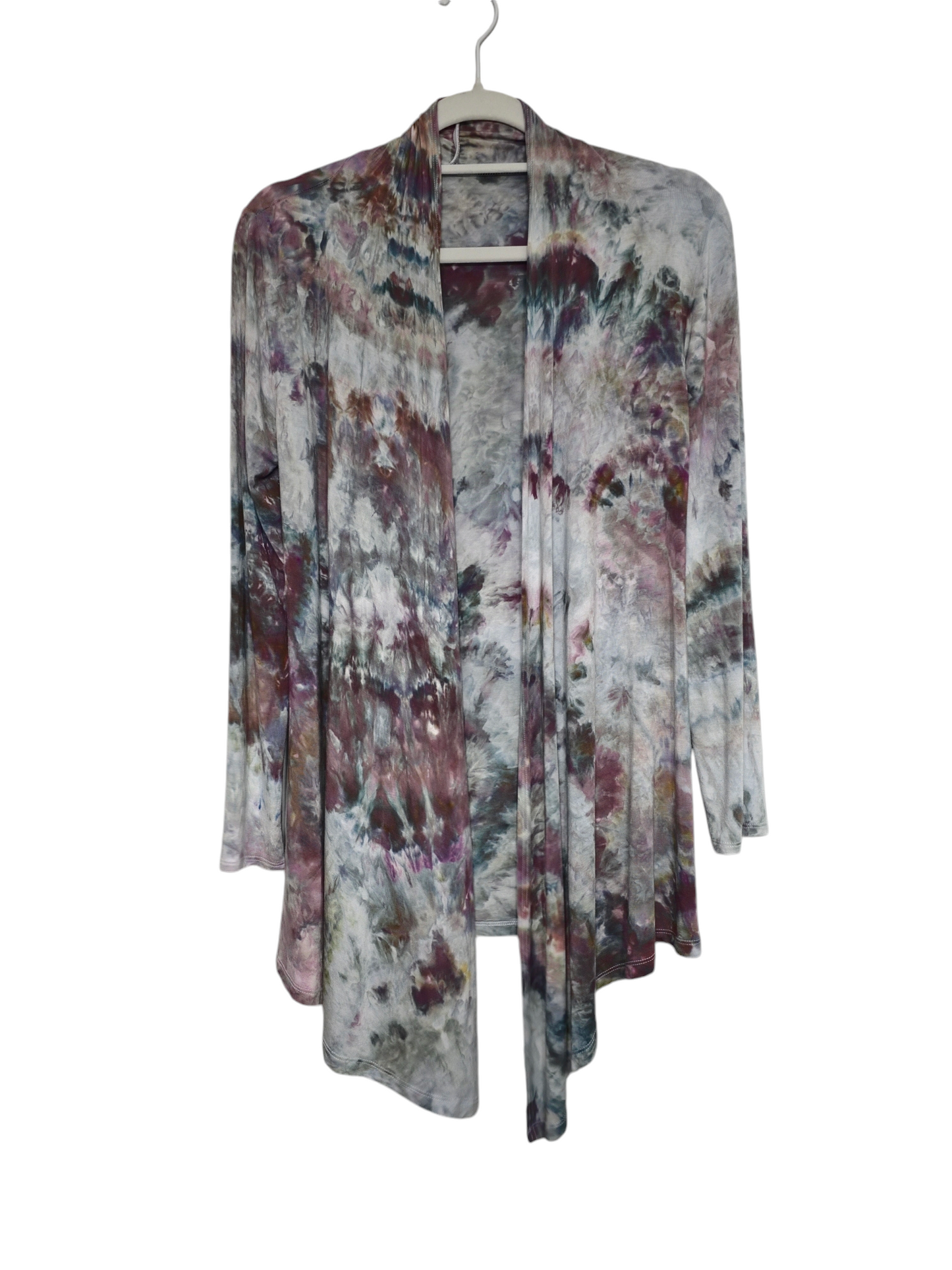 Lightweight Open Front Cardigan, Tie Dye Cardigan