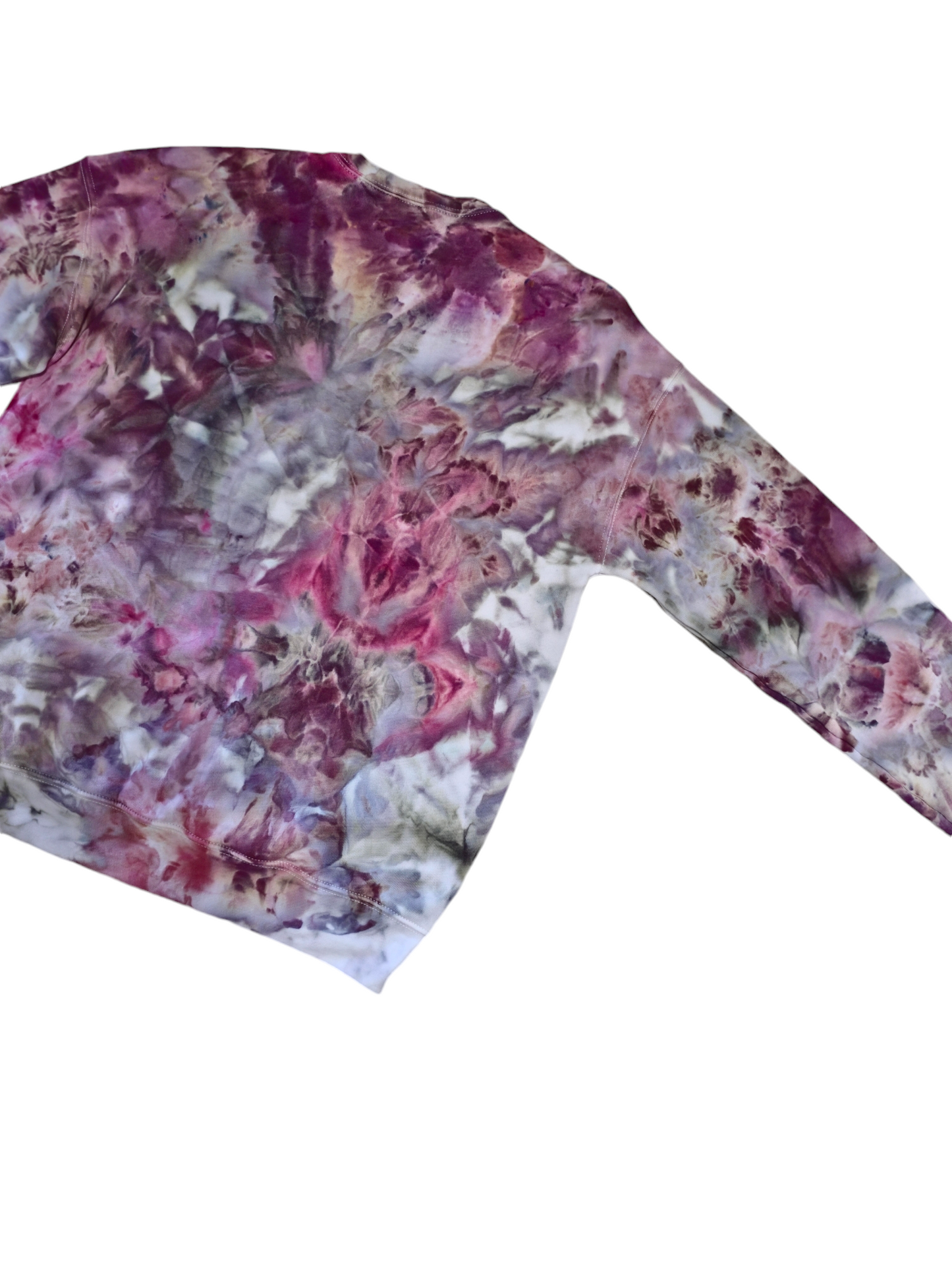 Liquid Peonies Crewneck Tie Dye Sweatshirts