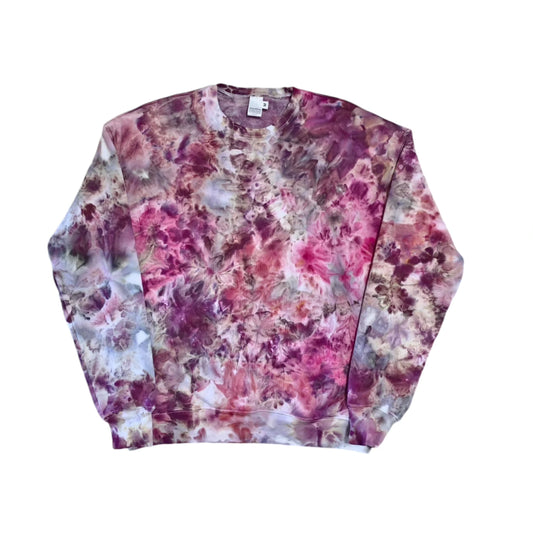 Liquid Peonies Crewneck Tie Dye Sweatshirts