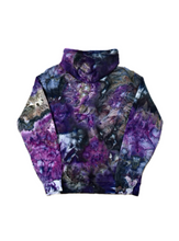 Load image into Gallery viewer, Liquid Gemstones Hand Dyed Hoodie, Tie Dye Hoodie
