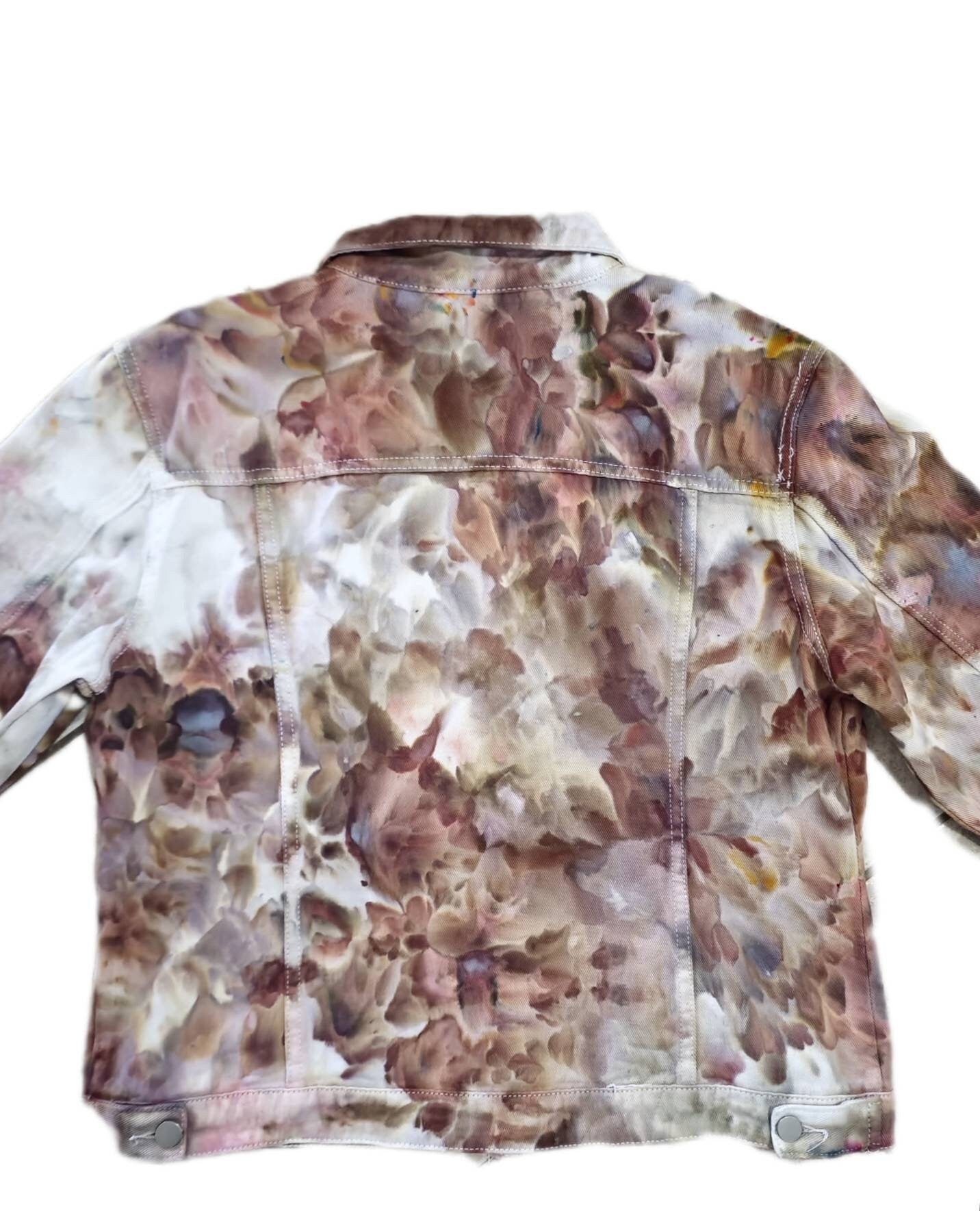 Liquid Butterflys Tie Dye Denim Jacket