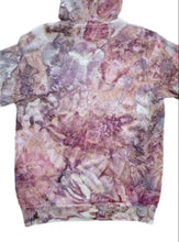 Load image into Gallery viewer, Liquid Rose Traveler Hand Dyed Hoodie or Zip Up Hoodie, Tie Dye Sweatshirt
