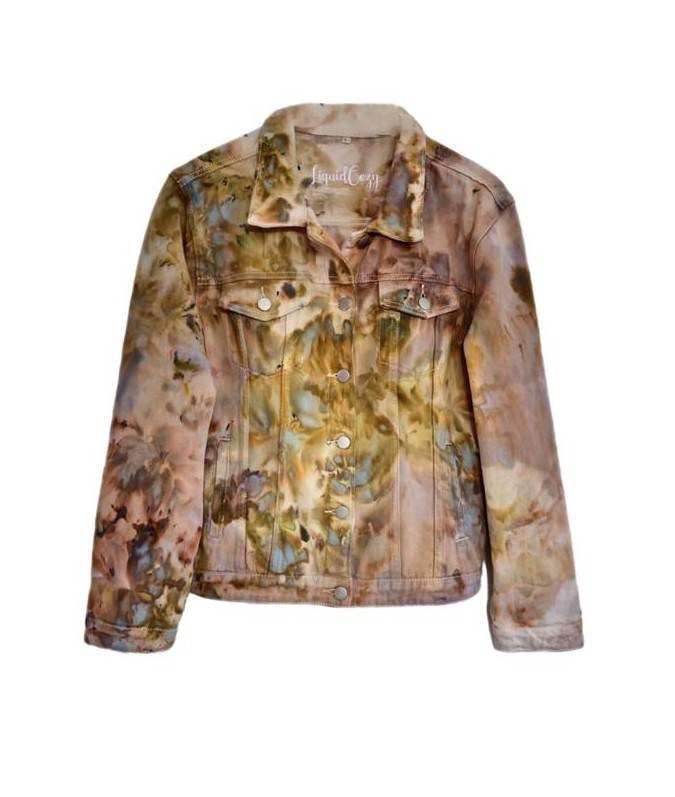 Liquid Gold Sunshine Tie Dye Denim Jacket