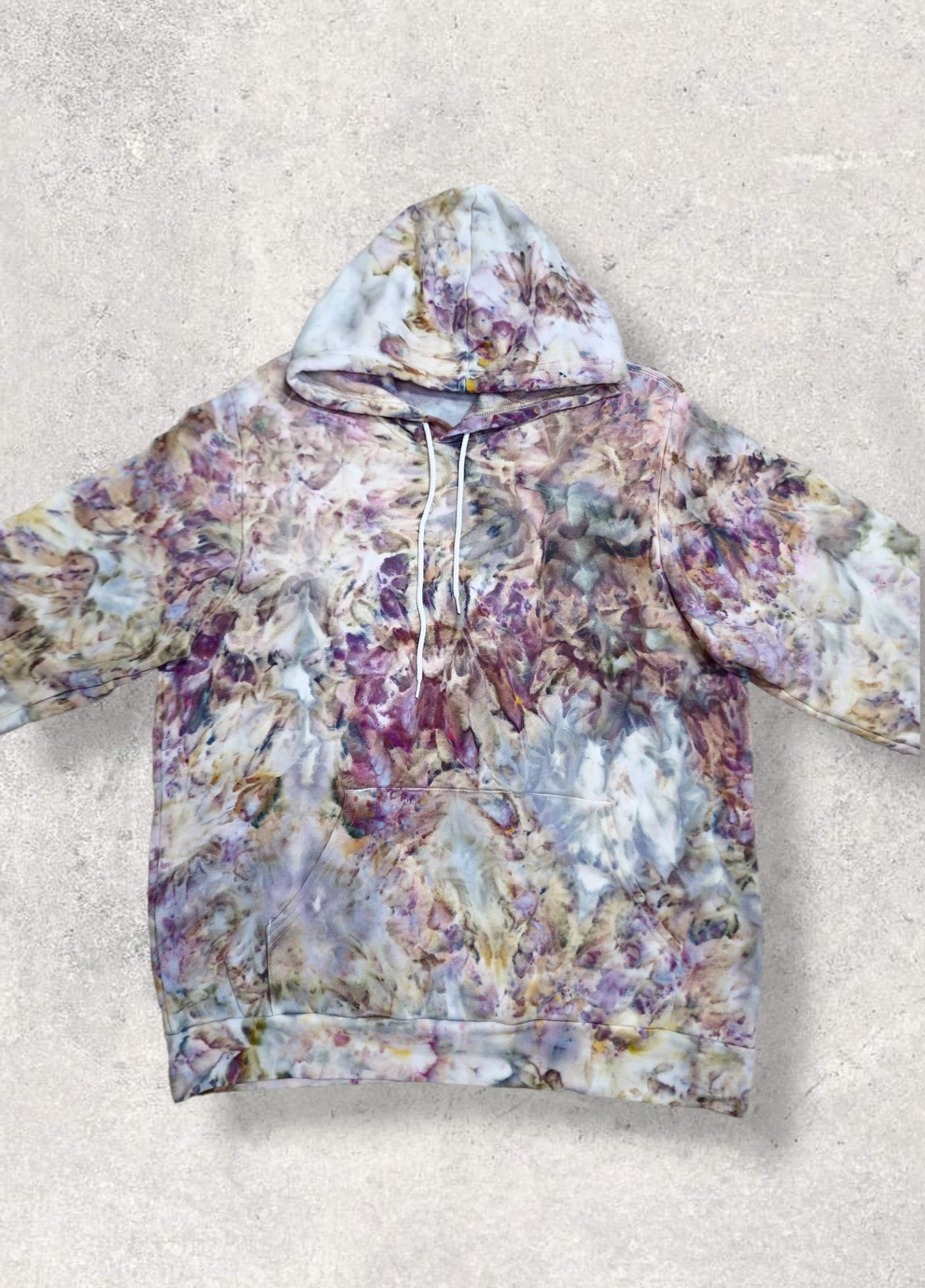 Liquid Marble Hand Dyed Hoodie or Zip Up Hoodie, Tie Dye Sweatshirt