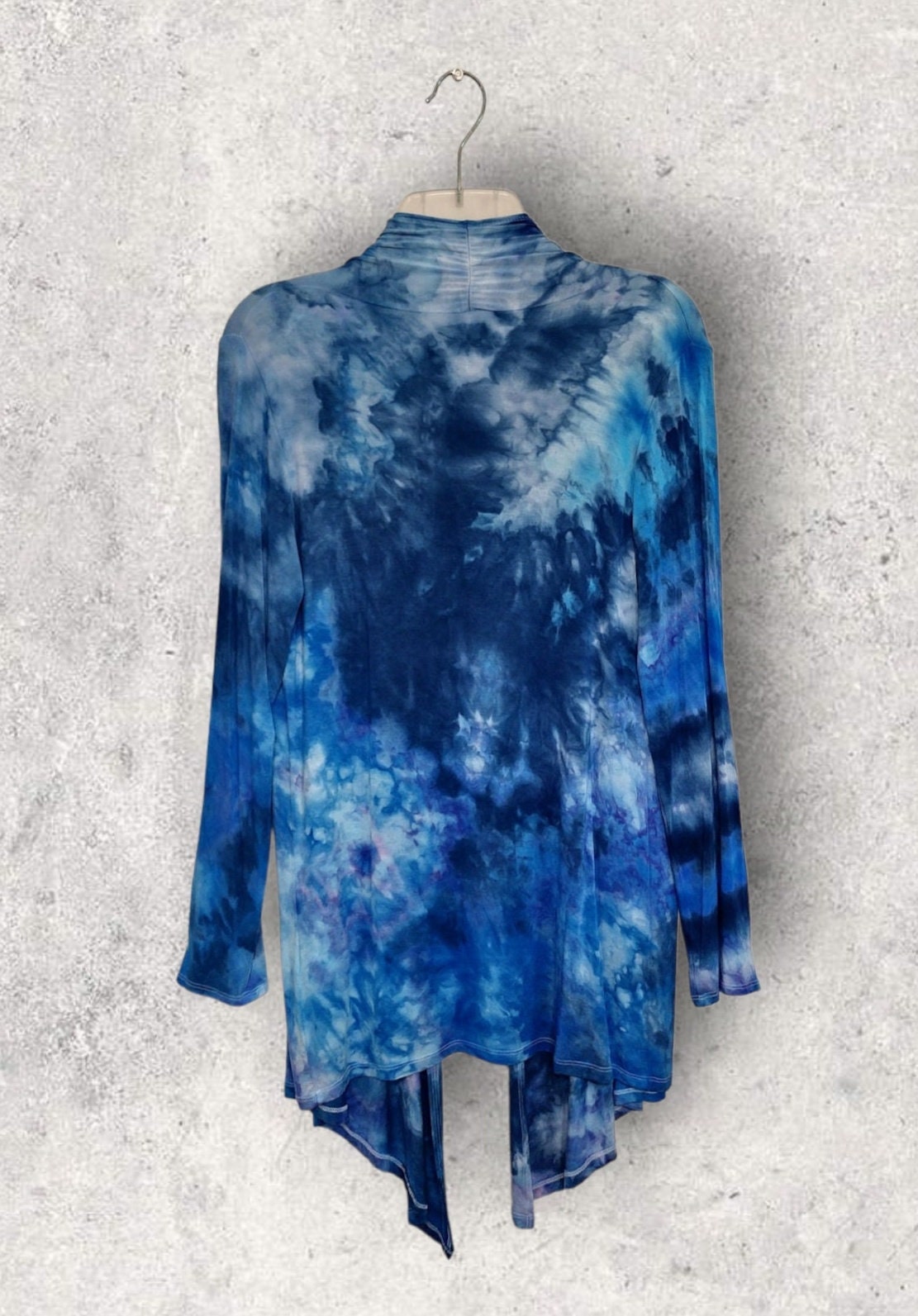 Liquid Cloud Lightweight Open Front Cardigan, Tie Dye Cardigan