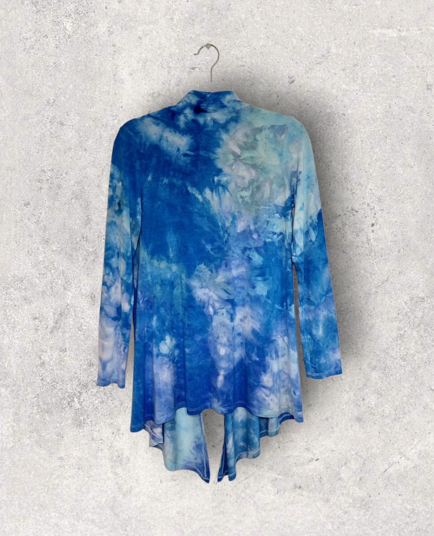 Liquid Cloud Lightweight Open Front Cardigan, Tie Dye Cardigan