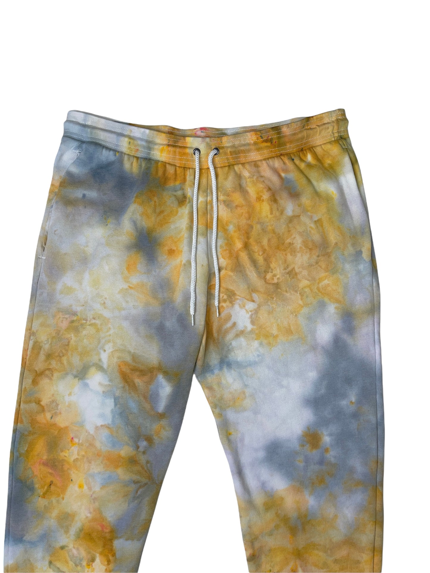 Liquid Metals Hand Dyed Joggers, Tie Dye Sweatpants